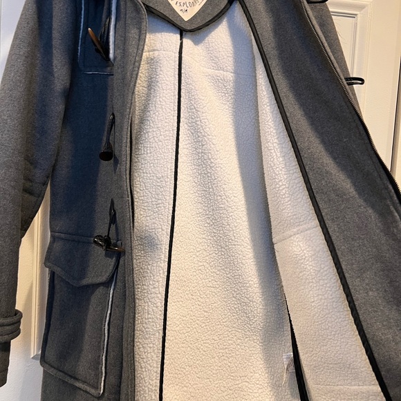 Garage wool blend gray coat - Picture 5 of 9